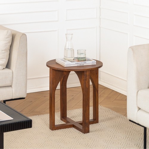 Viera solid mango wood round - viera,