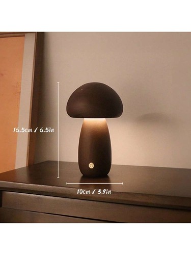 Wooden mushrooms night light - night,