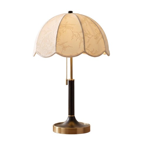 Bedside lamp with fabric - bedside,