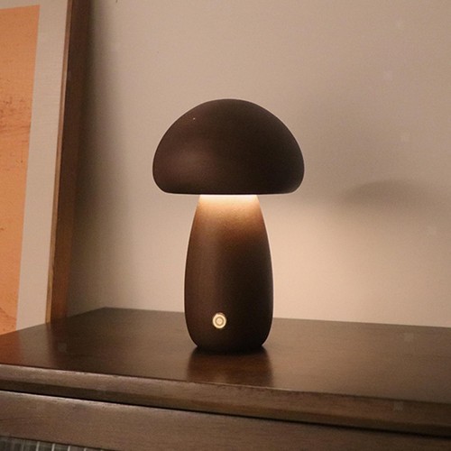 Mushroom table lamp night - table,