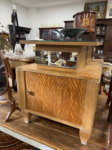 Rare pair art deco walnut - pair,