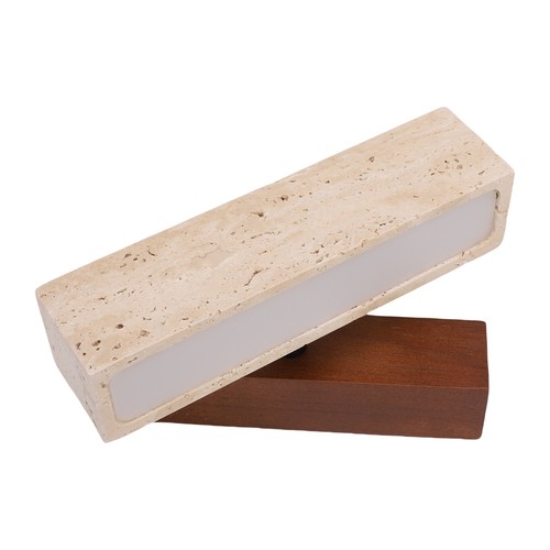 Walnut modern wall - walnut, sconce