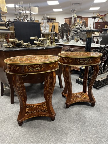 Pair french bedside lamp - bedside,