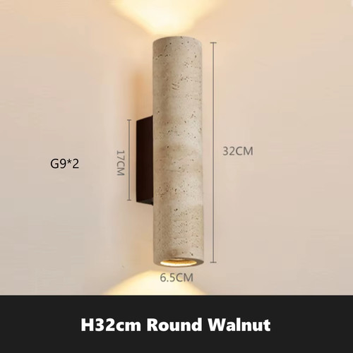 Retro yellow travertine led - retro,