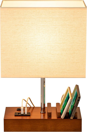 Usb bedside table - lamp,, desk
